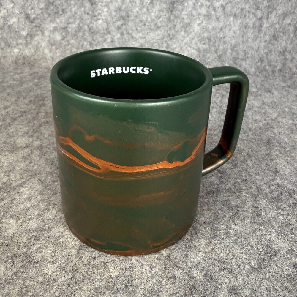 STARBUCKS 2022 Spring Rose Copper Mug 12oz Collectors Coffee Cup